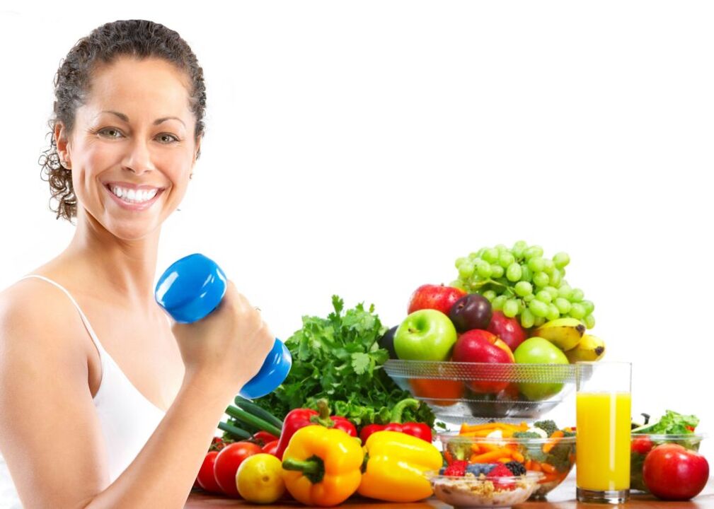 combinação de alimentos e exercícios para perda de peso
