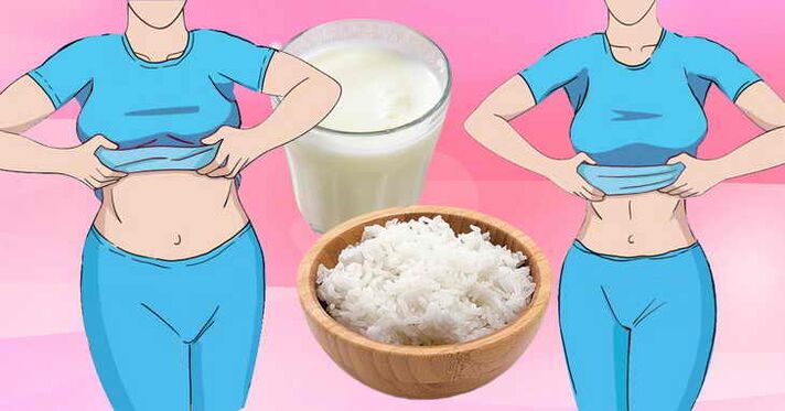 Perder peso com uma dieta de arroz com kefir